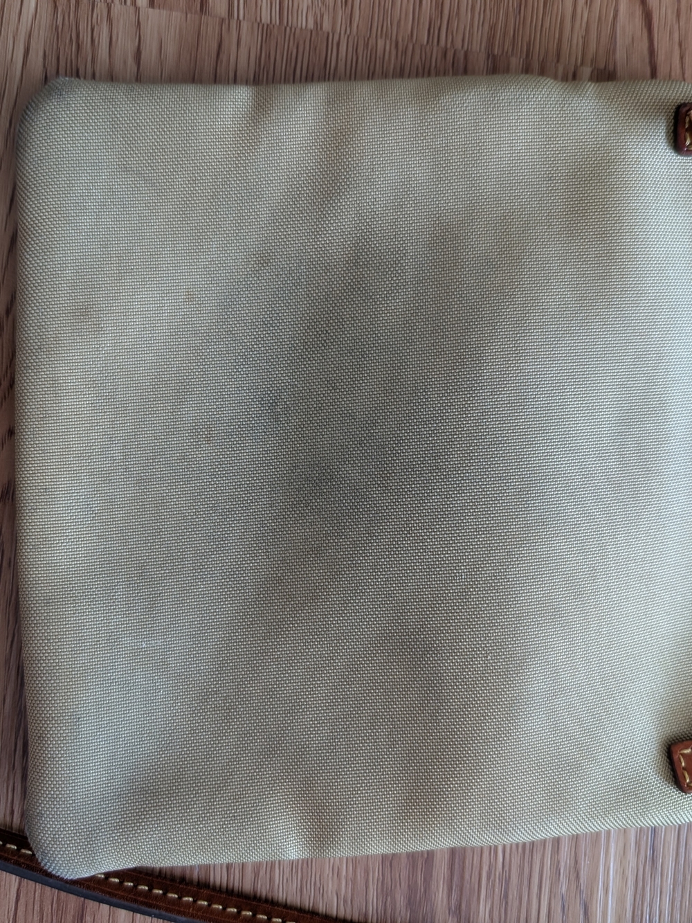Dooney & Bourke Olive Green Crossbody with Brown Leather Trim - Picture 2 of 2